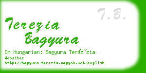 terezia bagyura business card